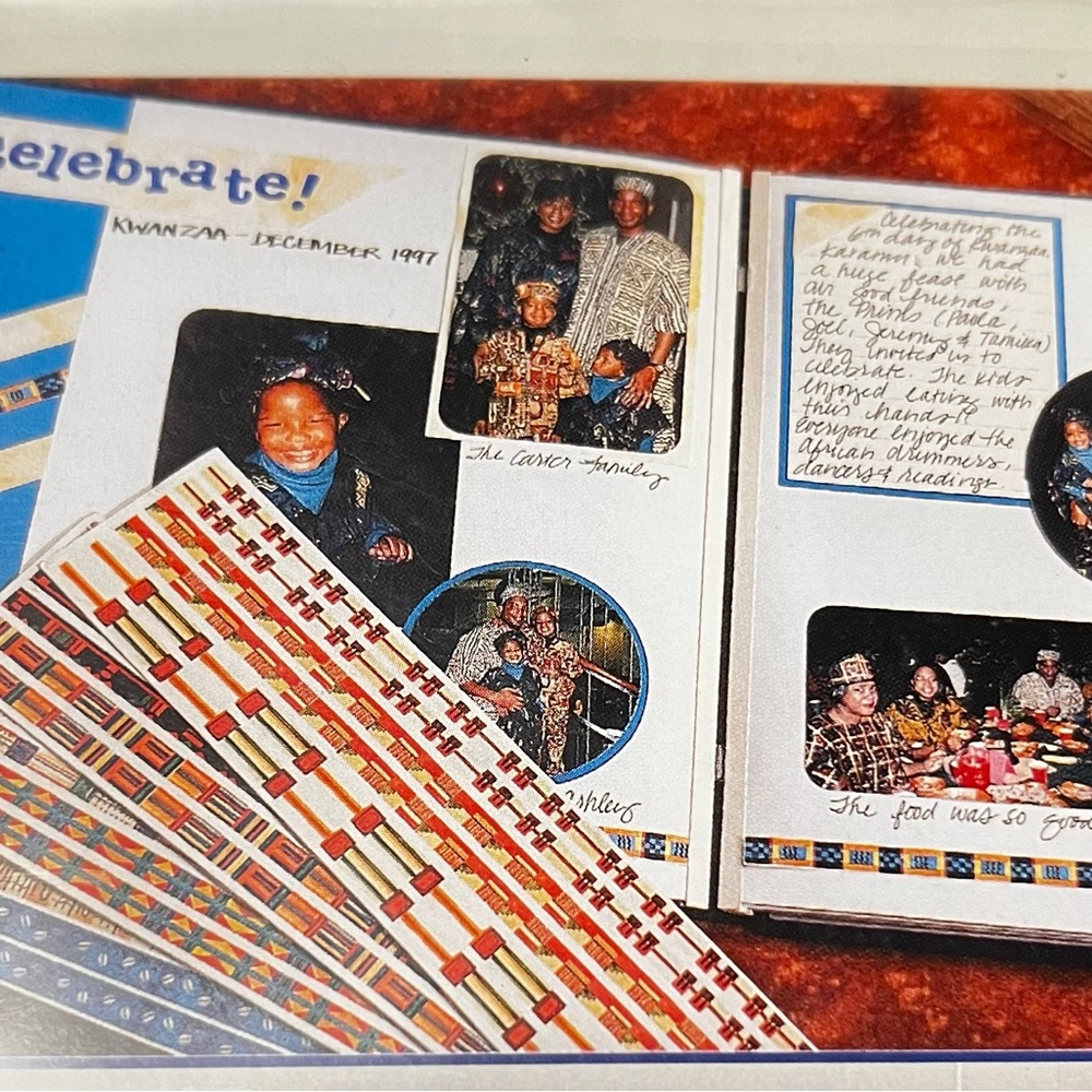 Colorful Scrapbook Pages